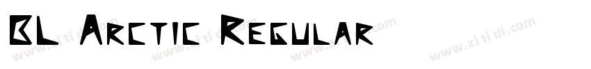 BL Arctic Regular字体转换